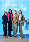 doc. Marija Milićević i prim. mr. sc. Marijana Gulin dr. med. iz Affidea poliklinika, Vanja Horvat, CEO Zeo i Maja Blažević, CEO Materia
