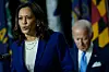 WILMINGTON, DE - AUGUST 12: Democratic presidential candidate former Vice President Joe Biden's running mate Sen. Kamala Harris (D-CA) speaks during an event at the Alexis Dupont High School on August 12, 2020 in Wilmington, Delaware. Harris is the first Black woman and first person of Indian descent to be a presumptive nominee on a presidential ticket by a major party in U.S. history. (Photo by Drew Angerer/Getty Images)