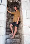 Dado Ćosić na kupalistu Mala Buza u Dubrovniku