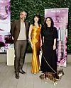 Yann Masson s glumicom i modelom Nesrin Sanad te Marijom Butković