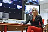 Zagreb, 211016. RTL, Krapinska ulica. Damira Gregoret i Ivana Franic, novinarke RTL televizije. Na fotografiji: Damira Gregoret. Foto: Ranko Suvar / CROPIX