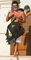 Simon na odmoru na Barbadosu prošle godine.