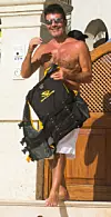 Simon na odmoru na Barbadosu prošle godine.