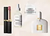 L‘Oréal Paris Color Riche Intense Volume Matte Slim dugotrajni ruž za usne (12 eura)/The Ordinary Hyaluronic Acid 2% + B5 hidratantni serum (19 eura)/Kiehl‘s Ultra Facial krema za lice (39 eura)/Tom Ford White Patchouli parfem (150 eura)