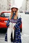 FOTOGRAFIJE: BERTRAND-HILLION MARIE-PAOLA/ABACA/ABACA PRESS/PROFIMEDIA BERTRAND-HILLION MARIE-PAOLA/ABACA/ABACA PRESS/PROFIMEDIA Street style, Ophelie Duvillard arriving at Paul and Joe Spring-Summer 2020 ready-to-wear show, held at Lycee Louis Le Grand, Paris, France, on September 29th, 2019.,Image: 478031965, License: Rights-managed, Restrictions:, Model Release: no, Credit line: Bertrand-Hillion Marie-Paola/ABACA/Abaca Press/Profimedia