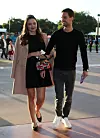 Mandatory Credit: Photo by Matt Baron/Shutterstock (10510067be) Miranda Kerr and Evan Spiegel Sixth 2020 Democratic Party Presidential Debate, Los Angeles, USA - 19 Dec 2019