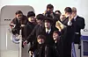 Beatlesi na aerodromu JFK u New Yorku, prije početka američke turneje