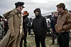 Nicholas Hoult, redatelj Robert Eggers i Jarin Blaschke na setu filma
