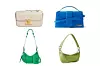 Duguljasta torba Celine Triomphe/ torbica Jacquemus Bambino; Matchesfashion (640 eura)/ kožna torba Balenciaga Le Cagole XS (2100 dolara)/ kožna torba By Far Amira; Net-a-Porter (2977 kn)
