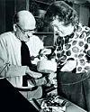 Sa suprugom Paulom, koji je bio diplomat, u braku je bila od 1946., pa sve do njegove smrti 1994.