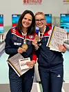 Prijateljice i kuglašice - Paula Polanšćak i Anja Vicković s medaljama s nedavnog Svjetskog kuglačkog prvenstva