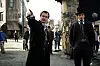 Christopher Nolan s Hughom Jackmanom na setu filma ‘Prestiž‘