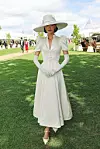 Maura je na Royal Ascot došla u bijeloj kreaciji modne kuće Sabina Bilenko Couture, a inspiraciju je pronašla u filmskom klasiku ‘My Fair Lady‘