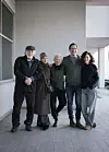 Na setu s glavnim glumcima - Radom Šerbedžijom, Almom Pricom, Goranom Bogdanom i Zrinkom Cvitešić