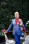 Ivana Trump snimljena 2018. na svojoj terasi s ljubimcem Tigerom