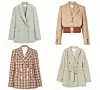 Sako od modalne tkanine Mango, 549,90 kn/sako sportskog izgleda Burberry, €1,590/karirani sako Remain Birger Christensen, €440/sako s remenom H&M, 49,99 €