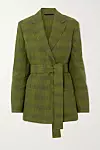 Karirani sako s pojasom Acne Studios, €750