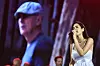 Vela Luka, 300720. Koncert Evo mene medju moje na kojem mlade snage hrvatske glazbene scene pjevaju pjesme od kojih je Oliver svojim izvedbama napravio evrgreene hrvatske glazbe. Na fotografiji: Mia Dimsic. Foto: Ante Cizmic / CROPIX