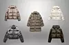 Svijetlosmeđa cropped puffer jakna Zara (39,95 eura), Srebrna puffer jakna Zara (49,95 eura), Smeđa duga puffer jakna s kapuljačom Zara (59,95 eura), Bijela puffer jakna Zara (39,95 eura), Tamnosmeđa puffer jakna Zara (35,97 eura)