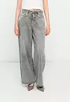 Vero Moda VMWIEN - Široke nogavice - light grey denim - 49,77 eura