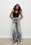 Stradivarius Traperice opuštenog kroja - mottled grey - 27,99 eura