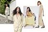 Oversized odijelo Zara/ sako s teksturom Zara/ plisirana haljina Mango/ duga haljina Massimo Dutti