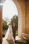 Princess Iman i Jameel Thermiotis na dan vjenčanja u palači Beit Al Urdun