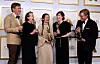 Peter Spears, Frances McDormand, Chloe Zhao, Mollye Asher i Dan Janvey, dobitnici nagrade za najbolji film 'Zemlja nomada' Fotografija: AFP