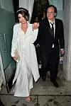 Quentin Tarantino and Bride Danielle Prick Leave His Wedding Reception at Mr Chow. 29 Nov 2018, Image: 399002655, License: Rights-managed, Restrictions: World Rights, Model Release: no, Credit line: Profimedia, Mega Agency