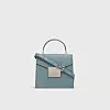Milly Pale Blue Leather Mini Handheld Bag (snižena sa 267,90 eura na 133,41 eura)