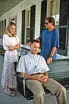 Na setu filma ‘Forrest Gump’ Robin Wright s Tomom Hanksom i redateljem Robertom Zemeckisom.