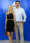 Silvija Dvornik i Marko Pecotić Peco na otvorenju trgovačkog centra