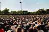 GB. London. Hyde Park, large screens were errected to accomodate the huge numbers wanting to watch the service.,Image: 190569187, License: Rights-managed, Restrictions: , Model Release: no, Credit line: Peter Marlow / Magnum Photos / Profimedia
