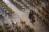 Zagreb, 210520. Violoncelistica Monika Leskovar u razrusenom Glazbenom zavodu. Foto: Neja Markicevic / CROPIX