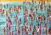 BAČVICE, KATICA I JA, Split, 2009., akrilik na platnu, 72 x 104 cm