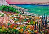 VESELA DALMACIJA,New York, 2003.,akrilik na platnu, 71 x 100,5 cm