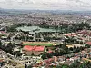 Antananarivo - pogled iz Kraljevske palače na jezero anosy u središtu grada