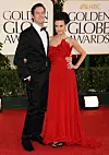 Armie Hammer i Elizabeth Chambers na dodjeli Zlatnih globusa 2011.