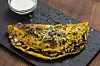 Omlet od mughal grahorica, gljiva i poriluka