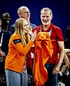 Princeza Catharina-Amalia slavila je u društvu španjolskog kralja Felipea VI.