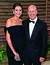 Supružnici Bruce Willis i Emma Hemming na gala partyju Vanity Faira 2014.