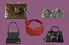 Prošivena torba Saint Laurent (12,723 kn)/ mini torbica Balenciaga (9410 kn)/ torbica Bottega Veneta Jodie (1500 eura)/ torba od kože Jacquemus (720 dolara)/ torbica Chloe (9410 kn)