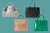 Givenchy Antigona torba od kože (13,174 kn)/ tote torba s logom Fendi (15,658 kn)/ kožna tote torba Jacquemus (7453 kn)/ kožna torba The Attico (7302 kn)
