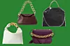 Kožna torba JW Anderson (6399 kn)/ torba na preklom Chloe (8657 kn)/ kožna mini torba Bottega Veneta (2300 eura)/ tote torba Stella McCartney (6549 kn)