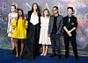 Shiloh, Zahara Jolie-Pitt, Angelina, Vivienne, Maddox i Knox na premijeri filma ”Vječnici” u Londonu u listopadu 2021.