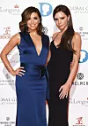 Eva Longoria i Victoria Beckham, 2015.