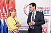 Zagreb, 050720. Hotel Internacional. Pracenje rezultata parlamentarnih izbora 2020. godine u stozeru Domovinskog pokreta. Na fotografiji: Bernardica Juretic. Foto: Davor Pongracic / CROPIX