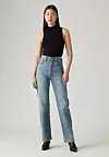 Levi‘s® RIBCAGE FULL LENGTH - Traperice ravnih nogavica - light blue - 129,94 eura