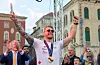 Jerko Marinić Kragić u Splitu pozdravlja navijače