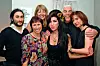S bratom Alexom, majkom Janis, očevom suprugom Jane, ocem Mitchem i strinom Melody Abelson, 2008